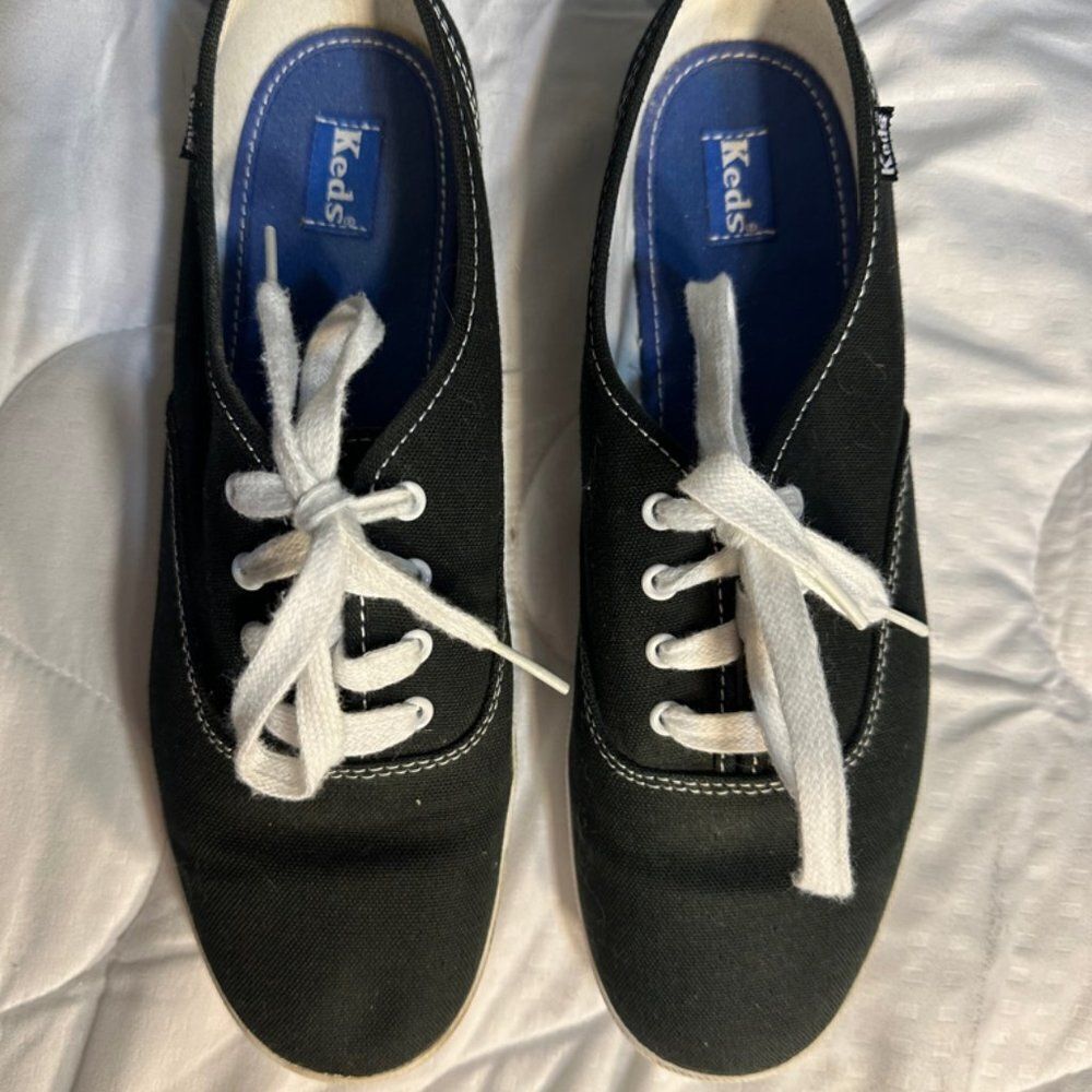 Keds Black womens shoes Size 8.5